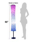 Smart Floor Lamp With App And Remote No Hub Needed Works With Alexa And Google Assistant 60 Inch Standing Lamp with fabric shade