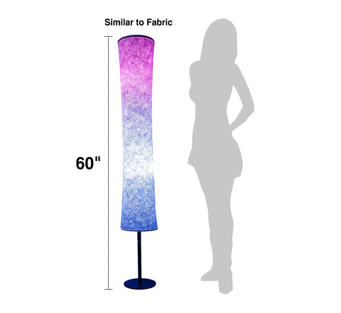 Smart Floor Lamp With App And Remote No Hub Needed Works With Alexa And Google Assistant 60 Inch Standing Lamp with fabric shade