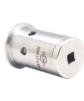 QiiMii SS304 1.5-inch tri-clamp ferrule with 50.5 mm OD and square-end recess