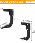 Dimensions of Beast Hitch Mounted Ripper and Subsoiler for 2 Inch Receiver, fits Tractor ATV UTV, adjustable trencher plow.