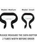 Outdoor Patio Furniture Alignment Clips Pack Of 10 Non Slip Rattan Sofa And Chair Fasteners For Sectional Sets Keeps Your Patio Set From Slippin And Shifting 2.13 Inch Tubes, medium and small models