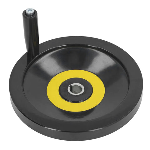 Pro Grade Heavy Duty Table Saw Hand Wheel With 22mm Center Hole and 250mm Outer Diameter Revolving Handle