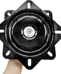 Heavy Duty 8 Inch Bar Stool Swivel Plate With Solid Ring Ball Bearings 500 Lbs Capacity Replacement Chair Base Lazy Susan Hardware
