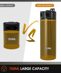 Comparison of 350ml vs 750ml Billet Aluminum 2 Port Baffled Oil Catch Can Kit with Breather Filter for PCV CCV Air.