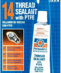Front view of 1 Oz Thread Sealant With Teflon For Plumbing And Automotive Threads Heavy Duty Leak Proof Sealant Easy Apply