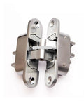 Rock Solid 10 Piece Set Of Invisible 3D Adjustable Hidden Door Hinges, zinc alloy, sleek design for folding doors