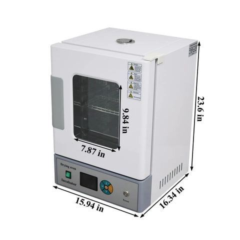 Heavy Duty 600W 110V Stainless Steel Forced Air Convection Drying Oven With Digital Pid Temperature Control oven dimensions 23.6x15.94x9.84 inches