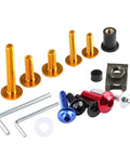 Dope 190 Piece Fairing Fasteners Nuts And Washers Kit For CBR600RR CBR900RR CBR1000RR And CBR1100XX Iron Aluminum Durable Anti Corrosion Hardware Set