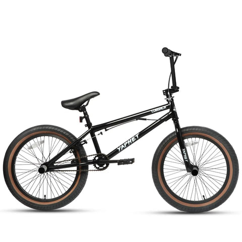 Yaphet 20 Inch Freestyle BMX Bike For Teens And Adults Street Ready Trick Bike With 360 Degree Rotating Handlebar