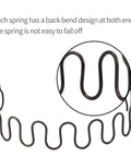 20 Inch Sofa Replacement Springs With 8 Heavy Duty S Clips And A Durable Back Bend Design For Quick Furniture Repair showing back bend design.