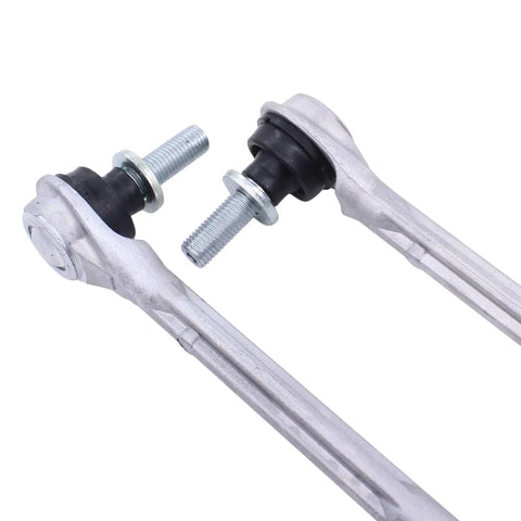 Honda Acura Front Driver And Passenger Sway Bar Links Fits 2018 To 2021 Accord 2020 To 2021 CRV Hybrid 2016 To 2021 Civic 2019 To 2021 Insight And 2019 To 2021 Acura RDX Beefy Suspension Links, pair of silver metal links