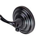 Zinc Traditional Round Bathroom Towel And Robe Hook In Oil Rubbed Bronze With No Brainer Install Easy Mount
