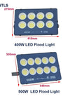 Ultra High Output Led Flood Light Heavy Duty Weather Proof Security Beacon Projector Bulb Beast Mode cold white beam 400W and 500W options