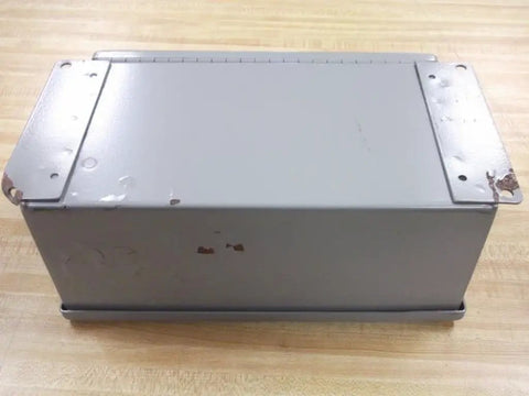 Panel Enclosure 351595 With Button Holes For Control Panels Rock Solid Industrial Box GMT-AGLOB compatible steel enclosure top view