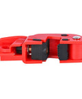 Lockout Tagout Circuit Breaker Lock for Standard Single and Double Toggles Pack of 12 Heavy Duty Pro Grade Durable Polypropylene and Nylon for 12mm or Smaller Toggle Bars red breaker lock