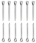 30 Pack 2mm By 16mm Cotter Pins Hairpin Clips 304 Stainless Steel Silver Finish Durable for Machinery and Equipment 0.08 Inch Diameter 0.63 Inch Short Side Split Pins.