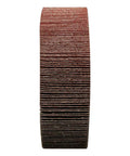 Beast Mode 6 Inch Aluminum Oxide Flap Wheel With 80 Grit for quick rust removal; tough cotton backing shown from the side.