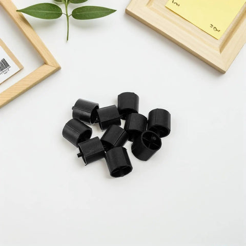 12 Pack Plastic Tape Dispenser Replacement Cores, No Sweat Install, Smooth Tape Application, Durable Spare Parts For Home Office, School And Desk Supplies, black plastic
