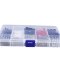 60 Piece RC Connector Kit With 2.54mm Male And Female Connectors ABS Terminals Easy Install No Fuss Quick Fit For Model Aircraft Wiring