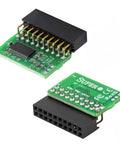 20 Pin LPC TPM 2.0 Security Module for Motherboards and Servers, Compatible with AOM TPM 9665V TCG 2.0, Easy BIOS Install
