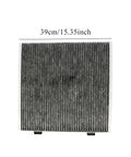 Premium Cabin Air Filter Fits Tesla Cybertruck 2024 Up, 39cm size, multi-layer material, designed to filter dust and pollen.