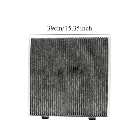 Premium Cabin Air Filter Fits Tesla Cybertruck 2024 Up, 39cm size, multi-layer material, designed to filter dust and pollen.