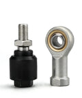 Floating Fisheye Joint For Piston Rod End Ball Head And Male Thread Knuckle Bearing Mounting For Universal Pneumatic Cylinders M12x1.25 Floating One Piece Built To Last Heavy Duty Industrial Grade, silver rod end joint