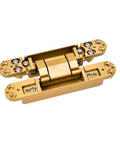 Hidden Hinge For Casement Gate And Wooden Door, Adjustable 180 Degree Opening, Invisible Door Hinge in gold finish
