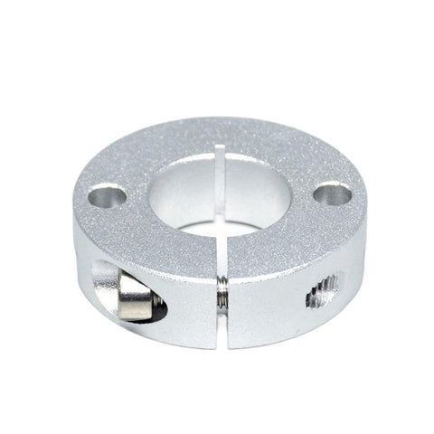 Double Split Clamp On Shaft Collar With Aluminum Alloy Fixed Ring Counterbore And Double Hole Design For Heavy Duty Multipurpose Applications In Multiple Sizes 50 88 22 shown in close-up view.