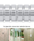 Double Sided Shower Door Knobs 30mm Stainless Steel Bathroom Door Pull Handle For Glass Shower Doors Replacement Parts