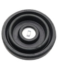 Brake Master Cylinder Fluid Reservoir Cap Replacement For Toyota 4Runner Sienna Avalon Highlander Camry Corolla RAV4 47230 12040 47230 06010 Durable Seal Easy Install Leak Proof Prevents Air Ingress And Keeps System Tight - black round cap showing top detail view