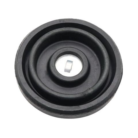 Brake Master Cylinder Fluid Reservoir Cap Replacement For Toyota 4Runner Sienna Avalon Highlander Camry Corolla RAV4 47230 12040 47230 06010 Durable Seal Easy Install Leak Proof Prevents Air Ingress And Keeps System Tight - black round cap showing top detail view
