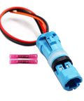 Abs Wheel Speed Sensor Connector Pigtail Drop In Replacement Fits Bmw X5 E53 Mini Cooper R50 R52 R53 R60 with wiring and connectors.