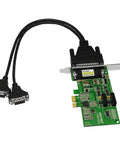 Rugged Industrial PCI Express To RS 485 RS 422 Serial Card With Two Ports DB9 Connectors PCIE Converter Optical Isolation UT 792I