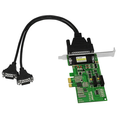 Rugged Industrial PCI Express To RS 485 RS 422 Serial Card With Two Ports DB9 Connectors PCIE Converter Optical Isolation UT 792I