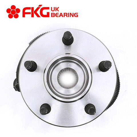 Front Wheel Bearing Hub Assembly For 95-01 Ford Explorer 4WD 5-Lug ABS Fits 01-05 Explorer Sport Trac, 01-09 Ranger top view