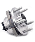Front Wheel Hub And Bearing Assembly With ABS, 5 Lug, Direct Fit For 2004-2012 Chevrolet Malibu, side view.