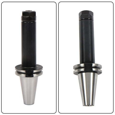 Super Cool Timunr CAT40-ER20 Tool Holder Set With 6 Inch Collet Chucks for CNC jobs, showcasing durable alloy and precise design.