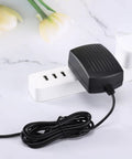 AC DC Power Adapter For MO6 MO8 Keyboard Workstation Power Supply Charger with plug and cord on white background.