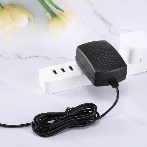 AC DC Power Adapter For MO6 MO8 Keyboard Workstation Power Supply Charger with plug and cord on white background.