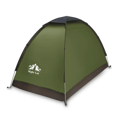 Ultralight 1-2 Person Backpacking Tent Waterproof Easy Setup Single Layer 2.2m X 1.2m for Adults Kids Scouts
