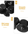 Dowel Jig Kit 8 Piece Set For Woodworking Pro Grade Portable Dowel Pins Center Transfer Plugs smooth black surface