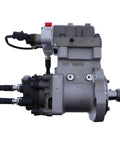 Top Shelf Fuel Injection Pump Replacement For Cummins ISC 83L And ISL 89L Diesel Engines side view with fittings and connectors.