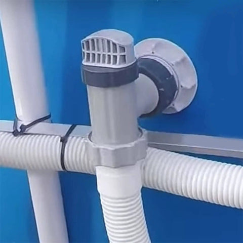 Installed Pool Plunger Valve Assembly Replacement For Above Ground Pool Pumps Two Piece Set Pro Grade Easy Install