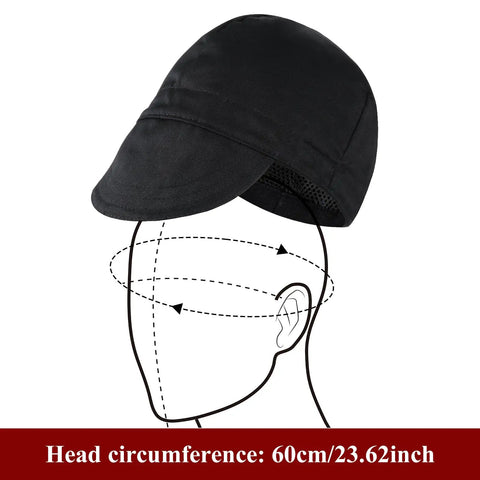 Reversible Welding Cap For Men And Women, Washable Fireproof Welders Hat With Flame Retardant Cotton, Built To Last Head Protection