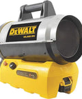 68000 Btu Portable Cordless Propane Space Heater With Battery Start And Quiet Forced Air Barrel Design for job sites, featuring a durable stainless steel build.