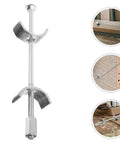 6 Piece Countertop Joiner Connectors Set With Thread Bolts For Butcher Block Tabletop And Benchtop Furniture Assembly