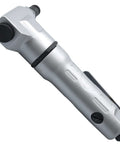 Side view of Air Nibbler For Sheet Metal Up To 18 Gauge With 4 CFM, 3000 RPM Pneumatic Tool, Lightweight Aluminum Housing, Paddle Throttle