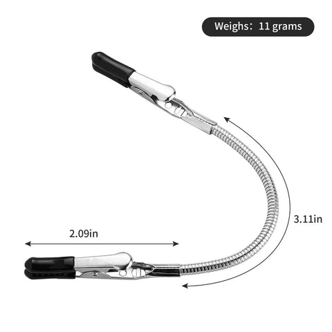 Adjustable flexible arm from Two Pack Soldering Helping Hands Clamps Wire Holder For Soldering In The Field Lightweight And Sturdy Soldering Holder With Protective Design Keeps Wires Safe While You Work Great For Hobbyists And Pros, showing dimensions and weight.