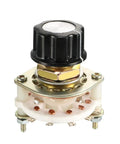 Band Selector Rotary Switch 1 Pole 10 Position 1 Deck With Plastic Knob For DIY Electronics And Audio Control Panels
